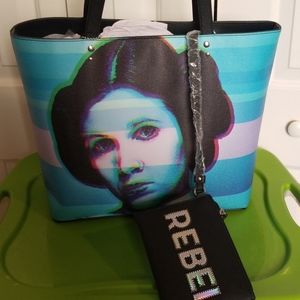 Brand new star wars bag with zipper pouch